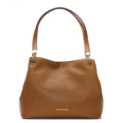 michael kors raven large shoulder tote acorn|Michael Kors raven tote bag.